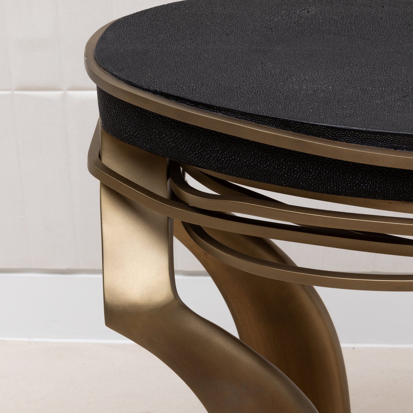 Galaxy Shagreen Side Table by Kifu Paris
