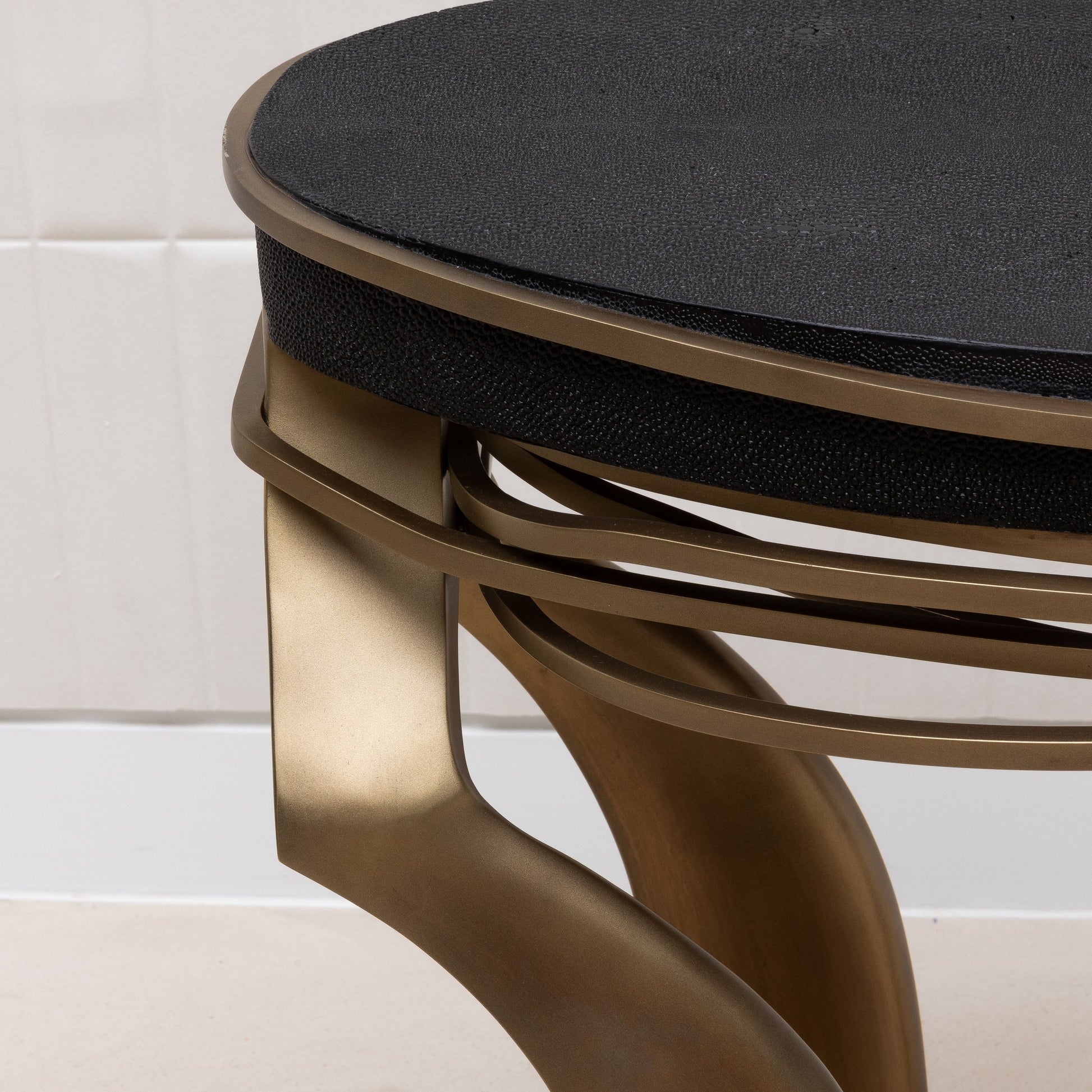 Galaxy Shagreen Side Table by Kifu Paris