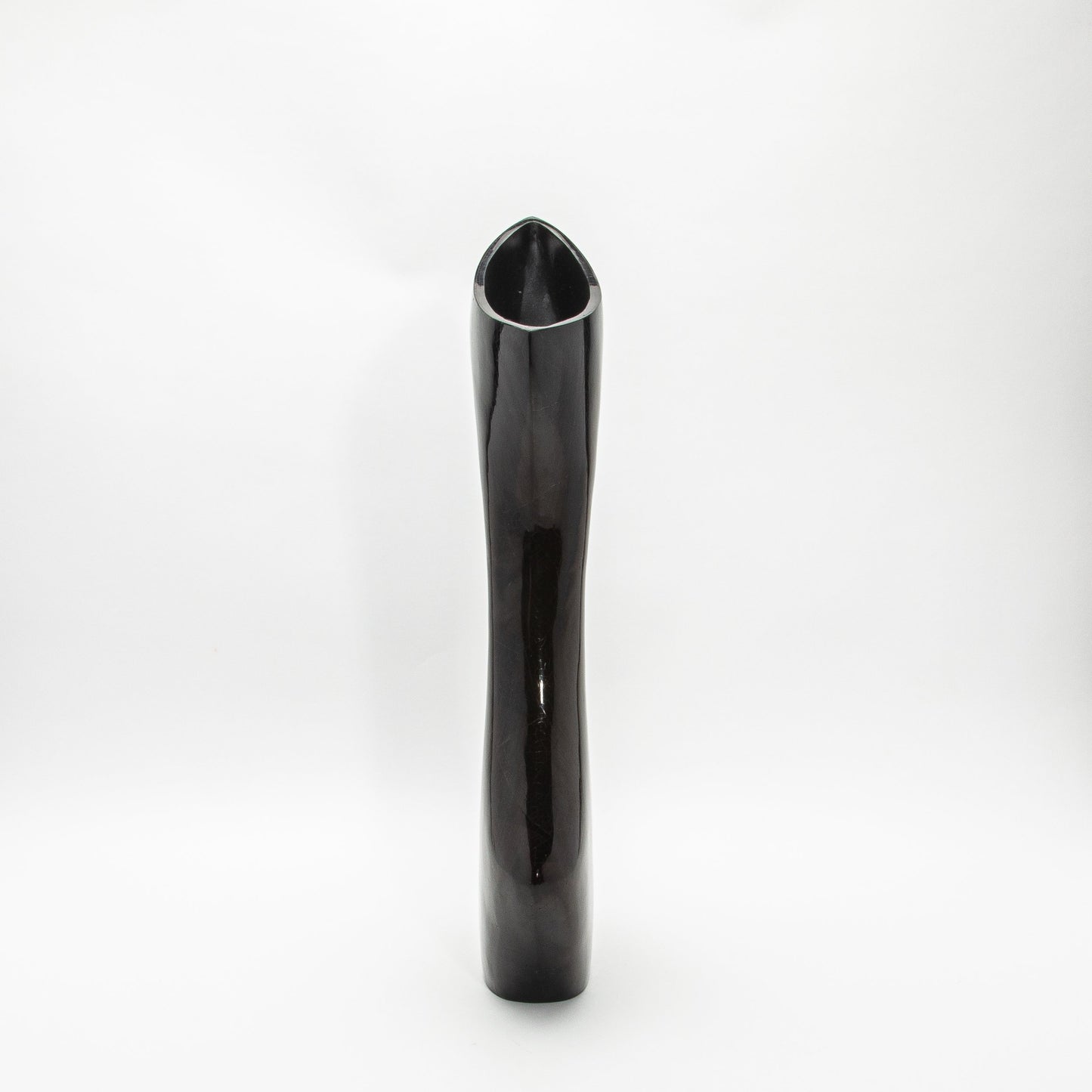 Sculptural Vase in Black Shell by R&Y Augousti
