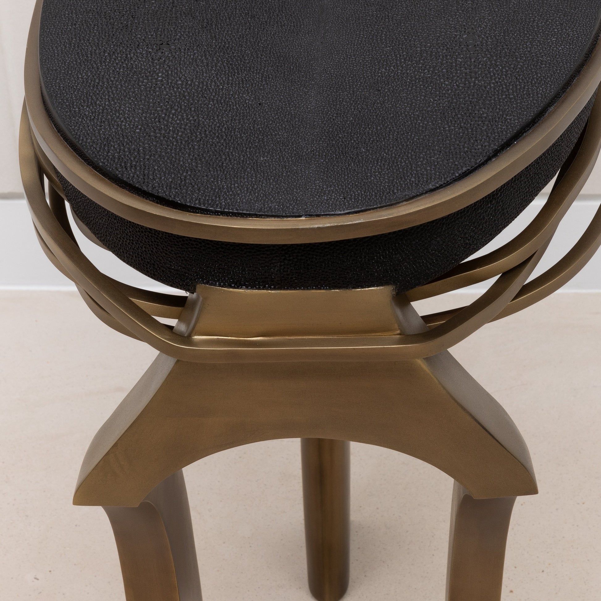 Galaxy Shagreen Side Table by Kifu Paris