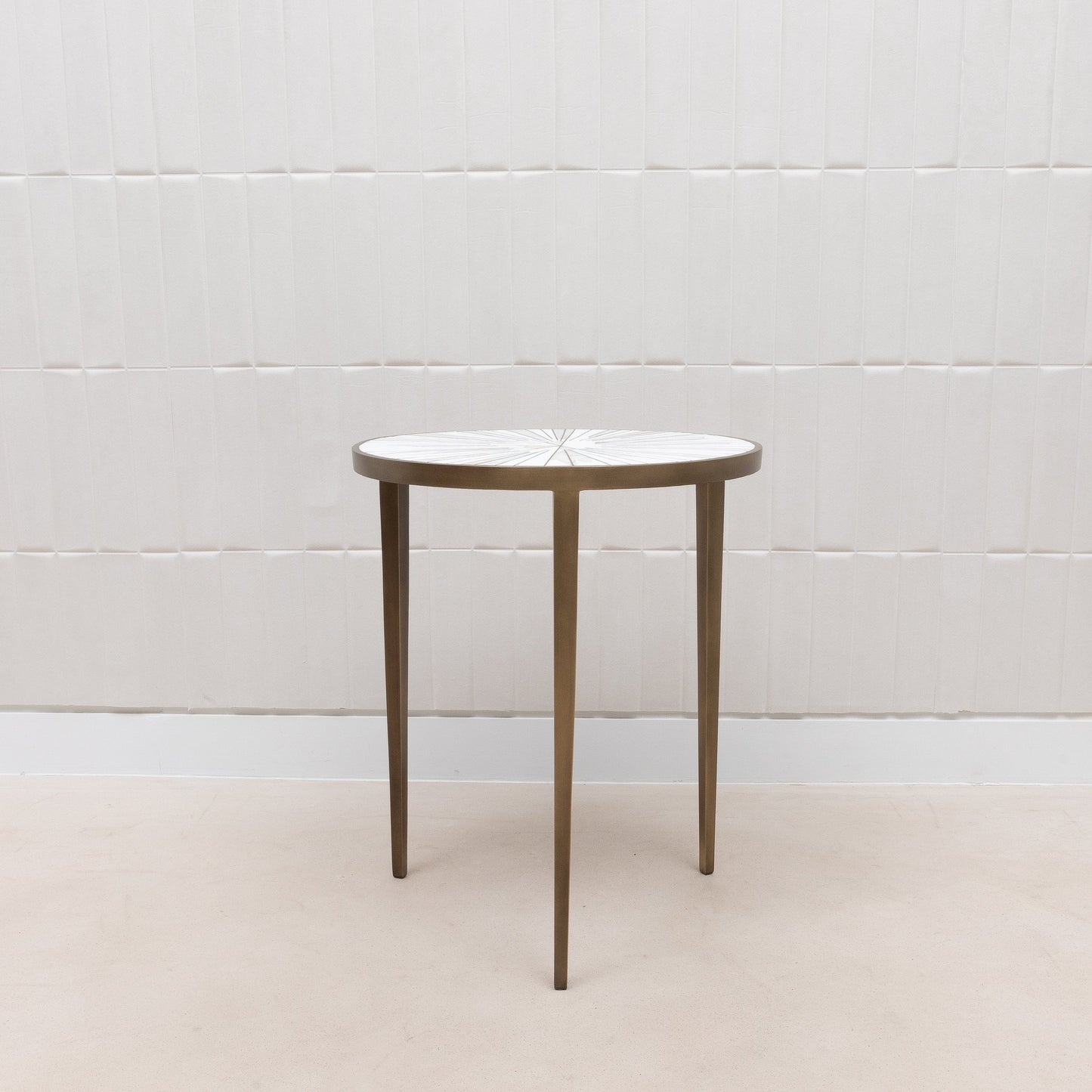 Sunburst Shagreen and Mother of Pearl Side Table by R&Y Augousti