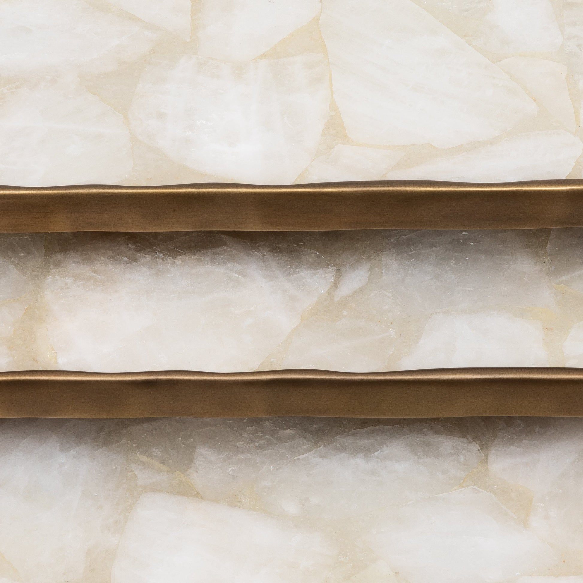 Set of Nesting Tables in White Quartz by R&Y Augousti