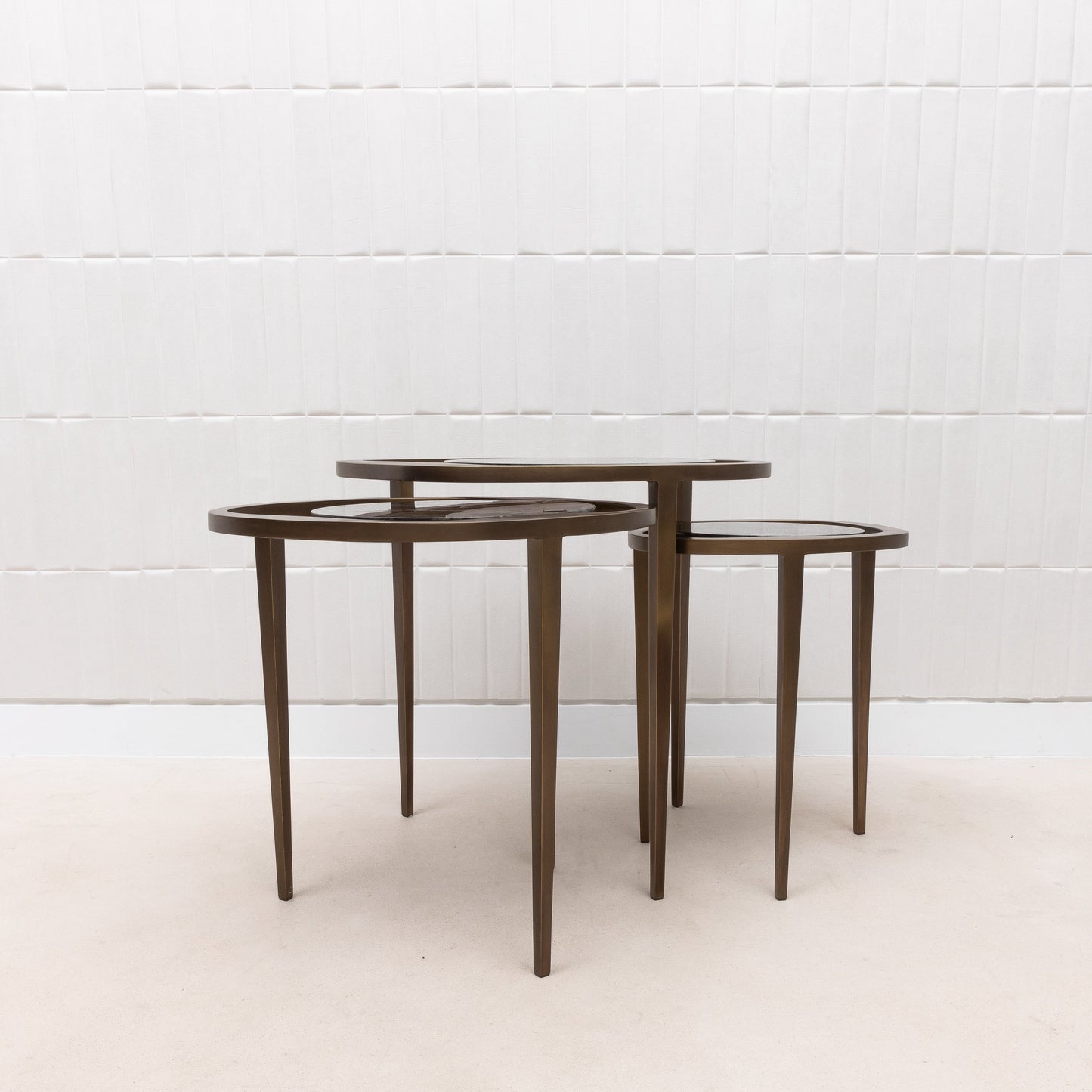 Set of Lilly Tables in Quartz by R&Y Augousti