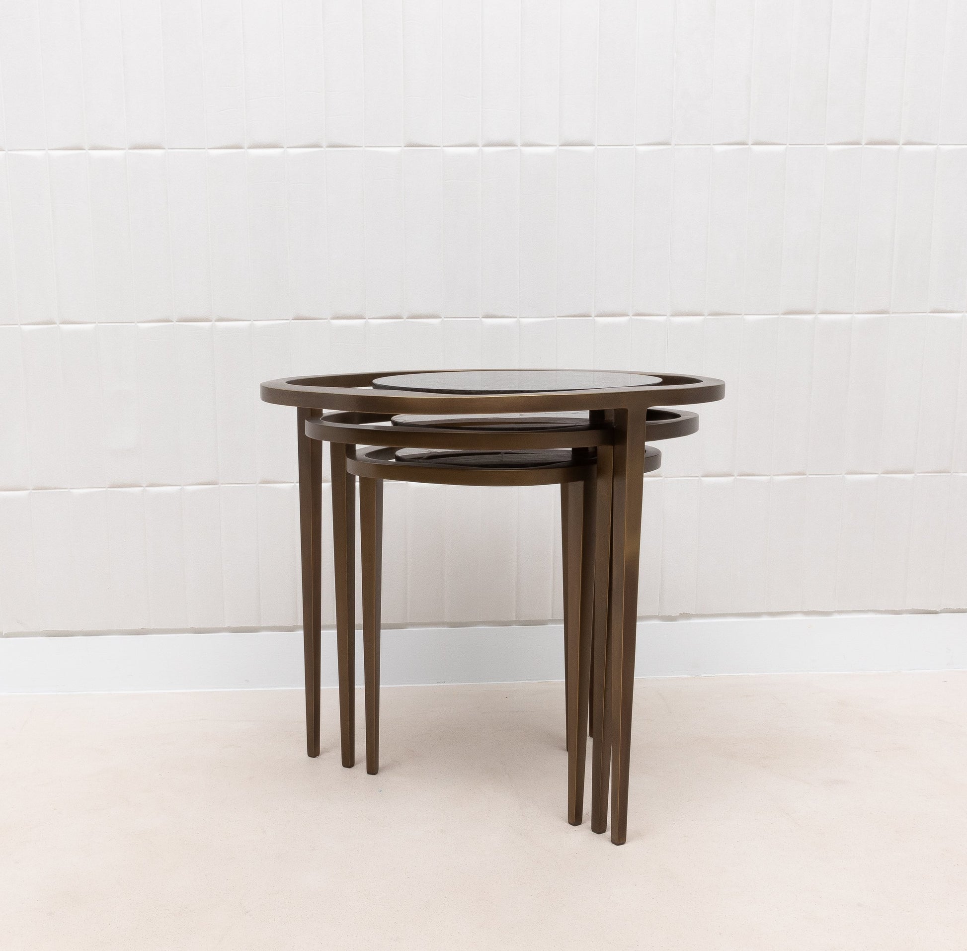 Set of Lilly Tables in Quartz by R&Y Augousti