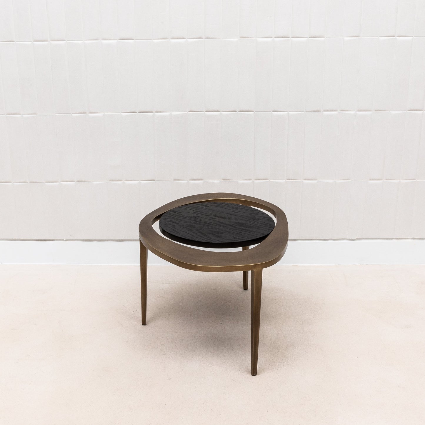 Set of 3 Nesting Tables in Black Oak by R&Y Augousti