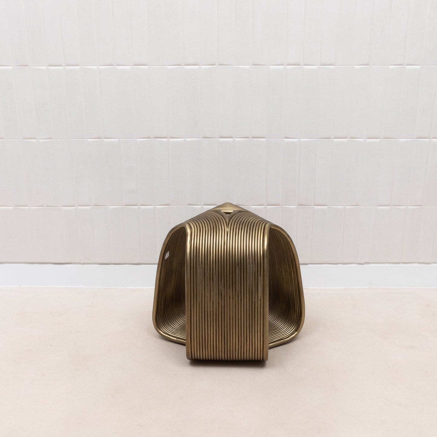 Brass Rods Stool by R&Y Augousti