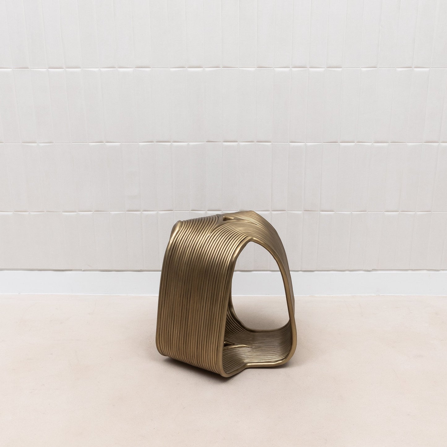 Brass Rods Stool by R&Y Augousti