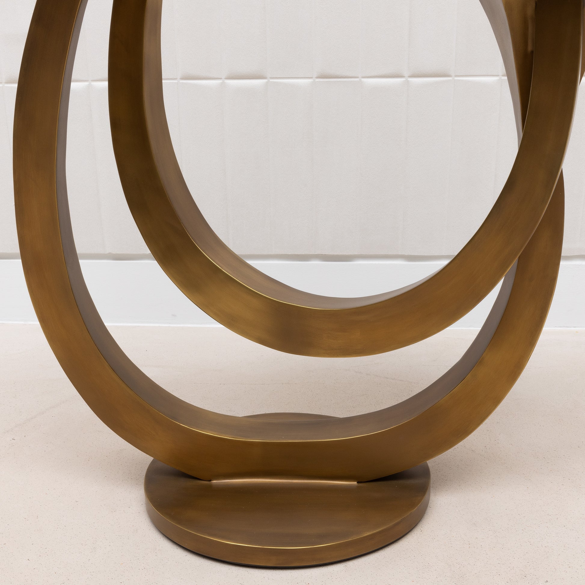 Side Table in Black Shagreen and Bronze Patina Brass by Kifu Paris