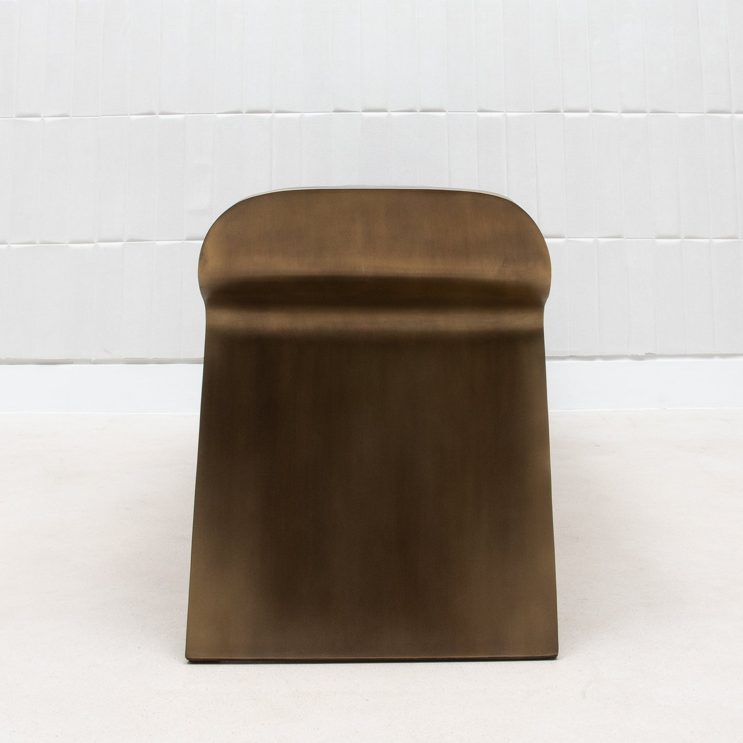 Dandy Bench in Black Oak with Brass by Kifu Paris