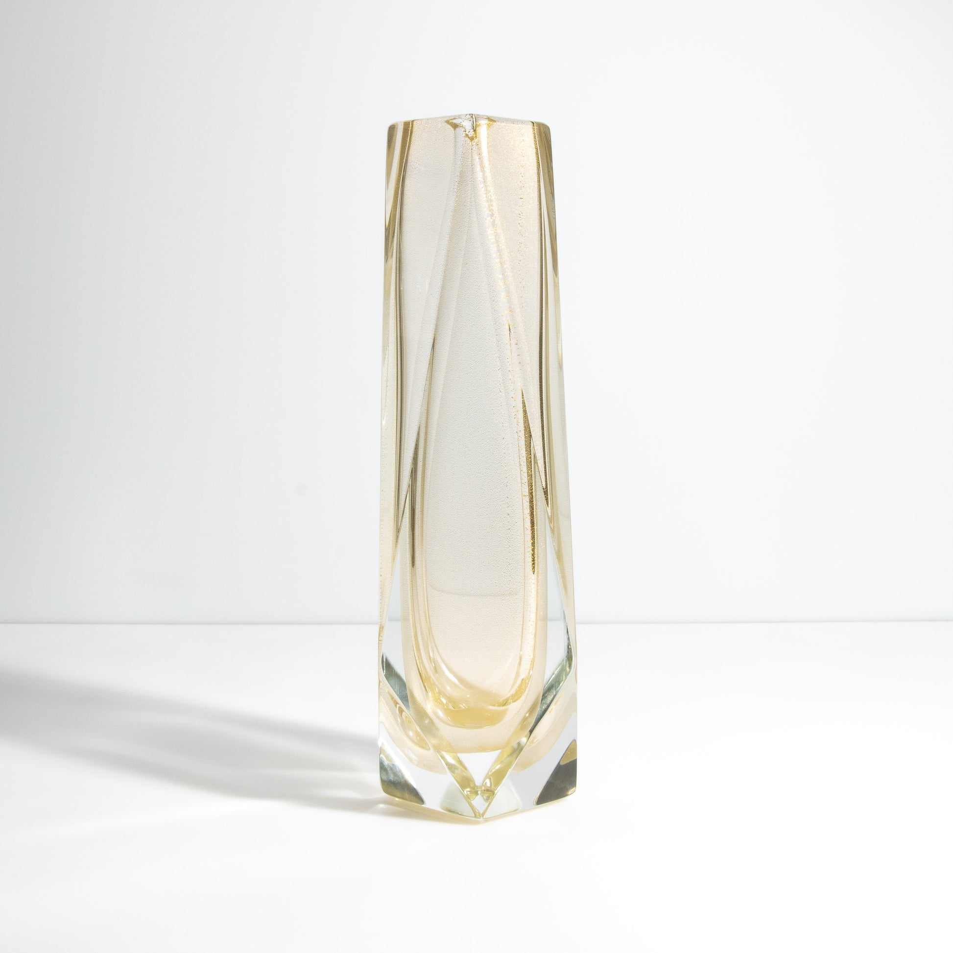 Vase Goccia Clear 24-Karat Gold Flecks M