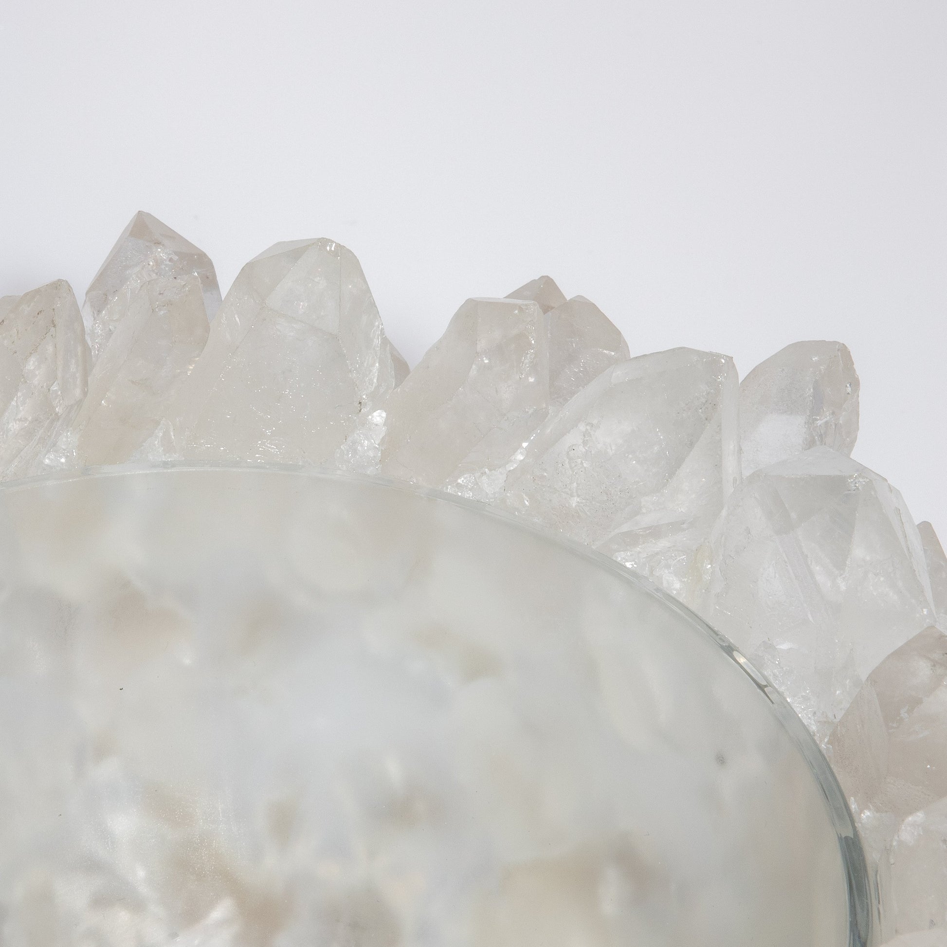 Classic Small Bowl in Clear Quartz by Kathryn McCoy