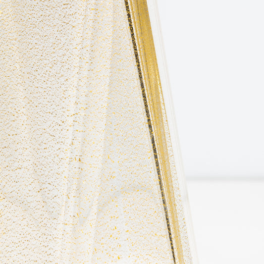 Murano Goccia Vase in Champagne with 24-Karat Gold Flecks