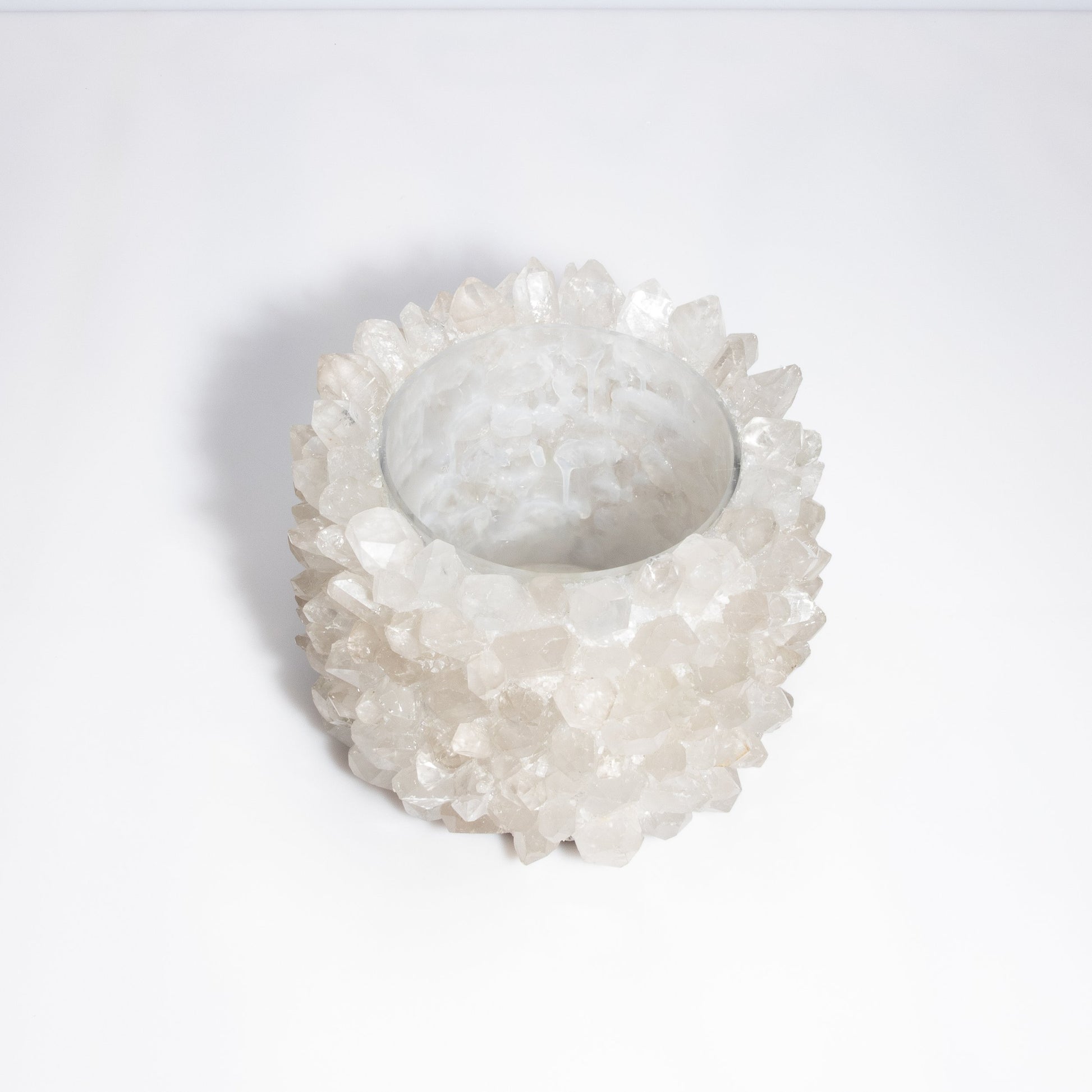 Planter Bowl Classic in Clear Quartz by Kathryn McCoy