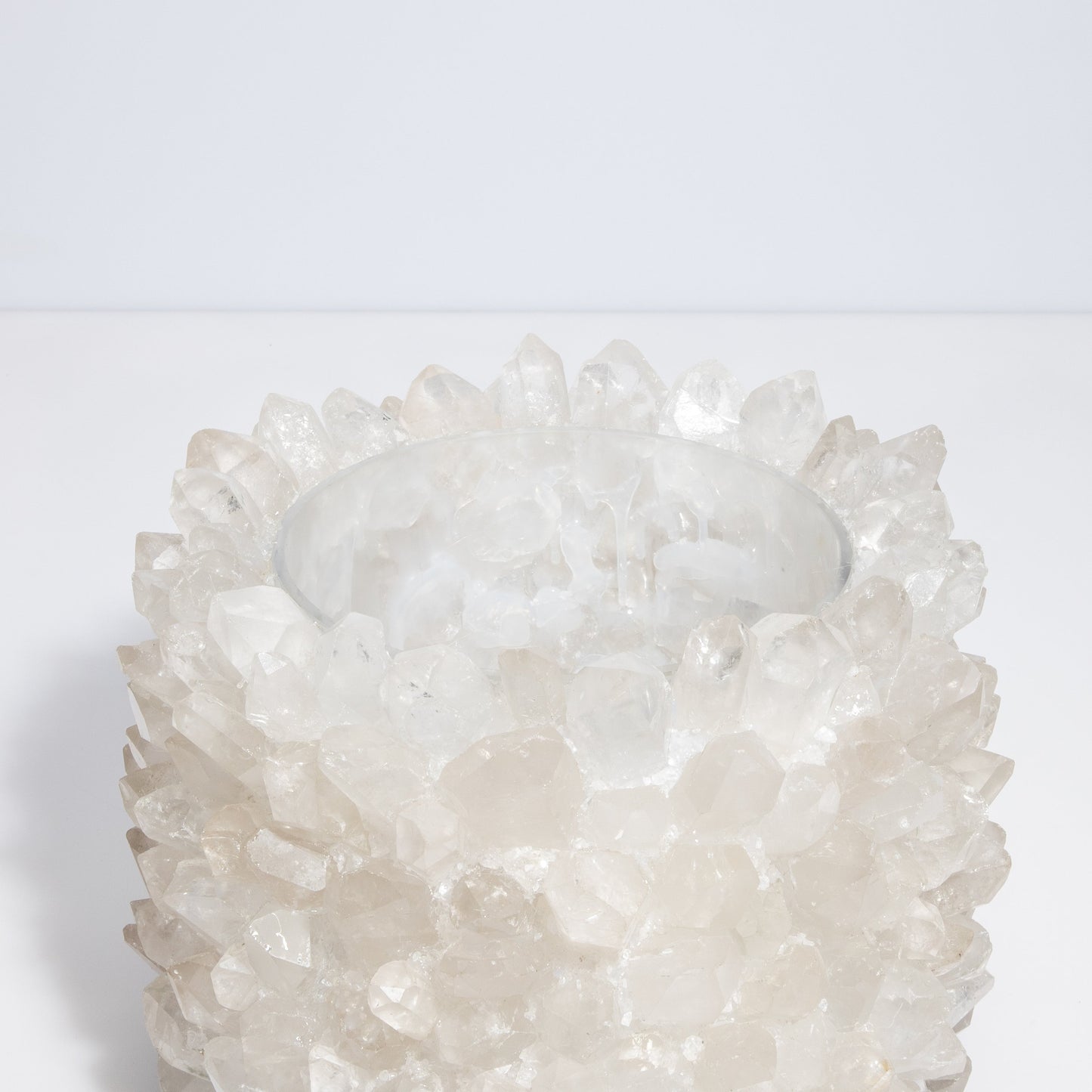 Planter Bowl Classic in Clear Quartz by Kathryn McCoy