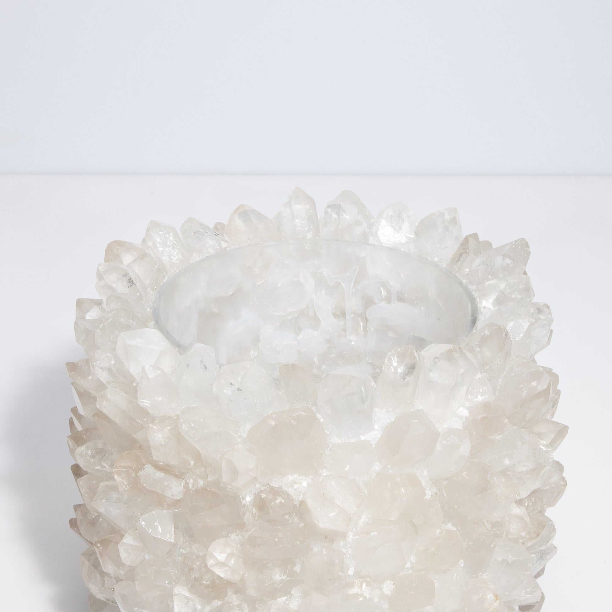 Planter Bowl Classic in Clear Quartz by Kathryn McCoy