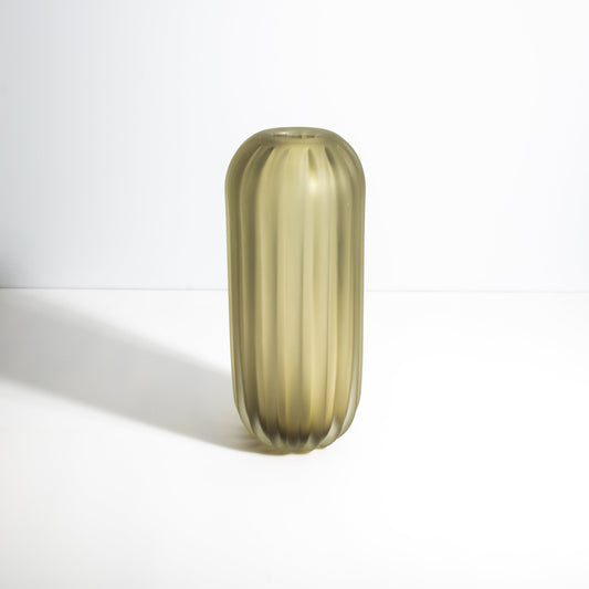 Murano Cactus Vase in Olive