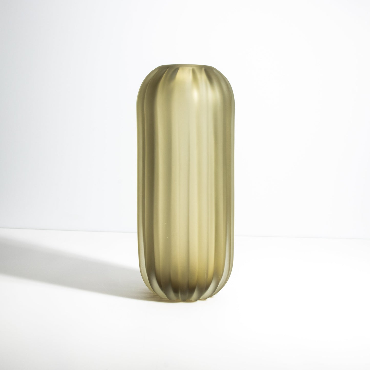 Murano Cactus Vase in Olive