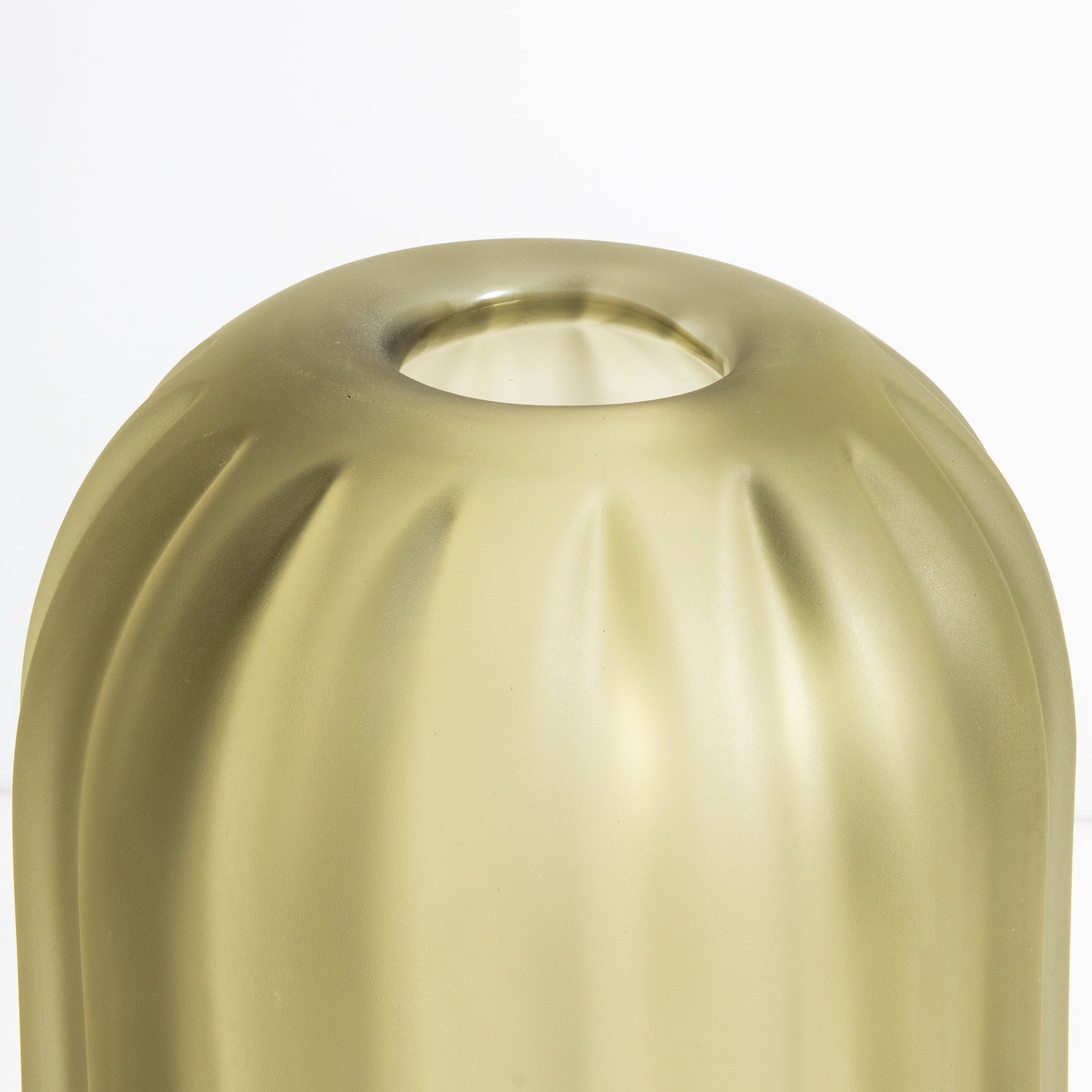 Murano Cactus Vase in Olive