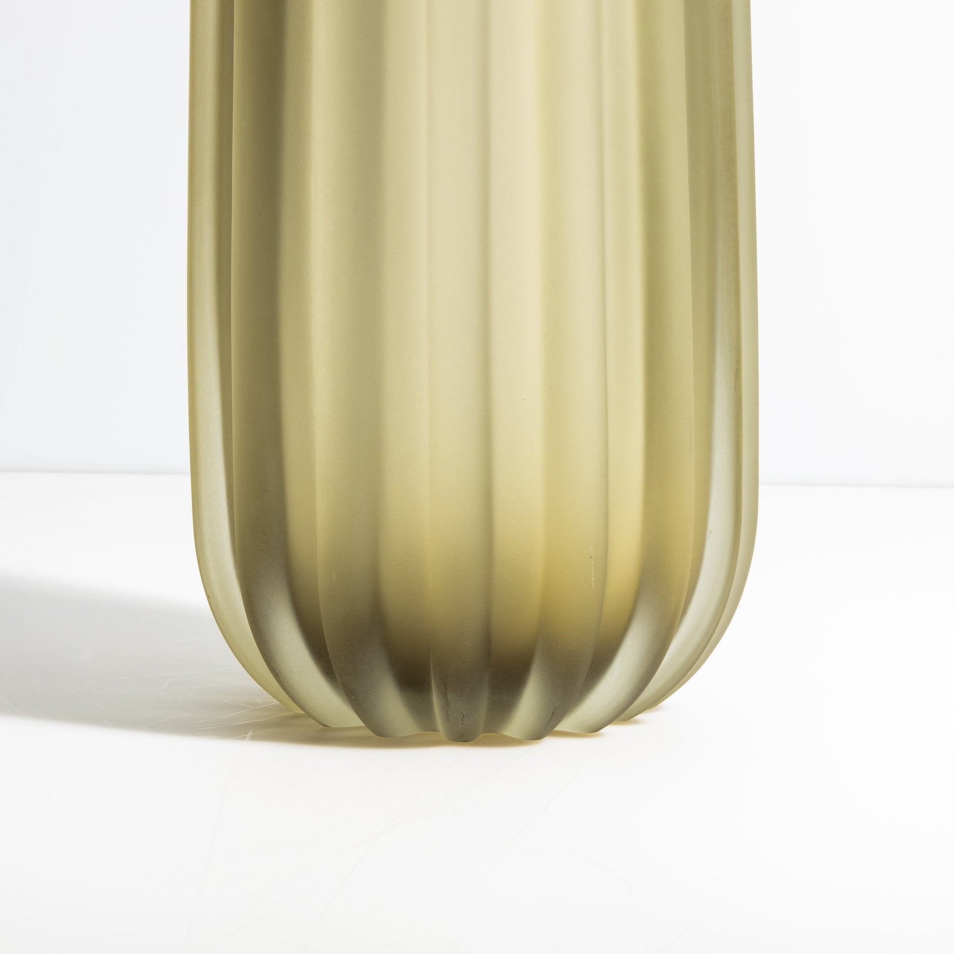 Murano Cactus Vase in Olive