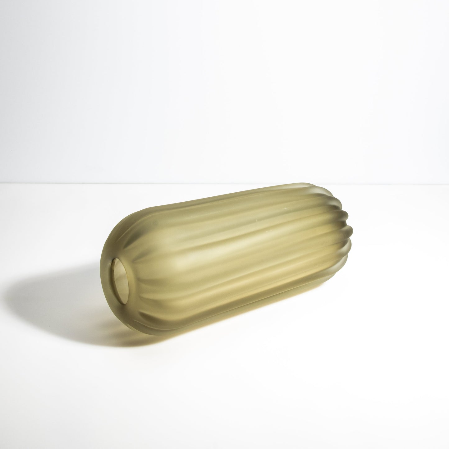 Murano Cactus Vase in Olive