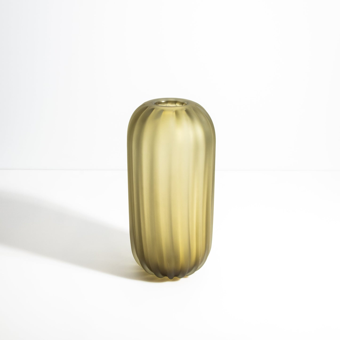Murano Cactus Vase in Olive