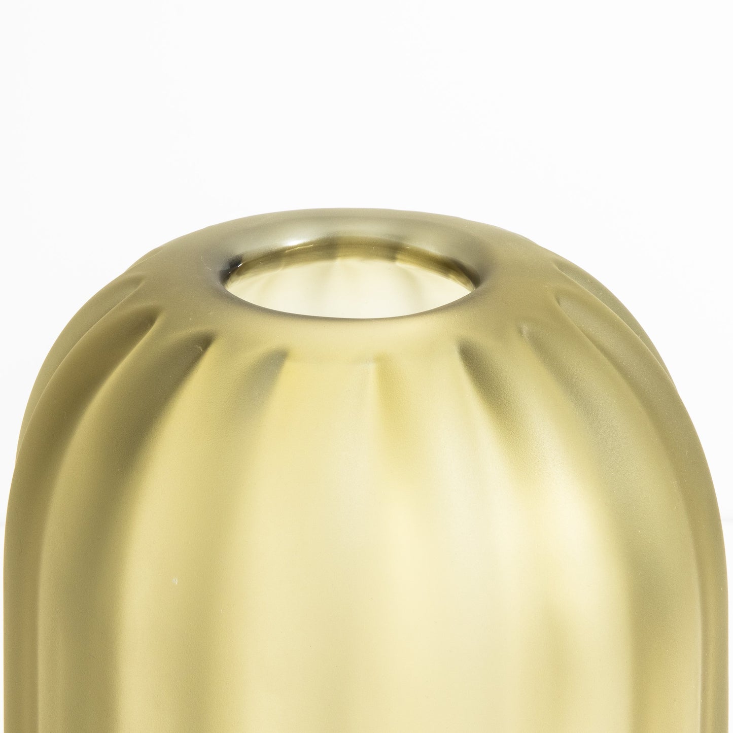 Murano Cactus Vase in Olive