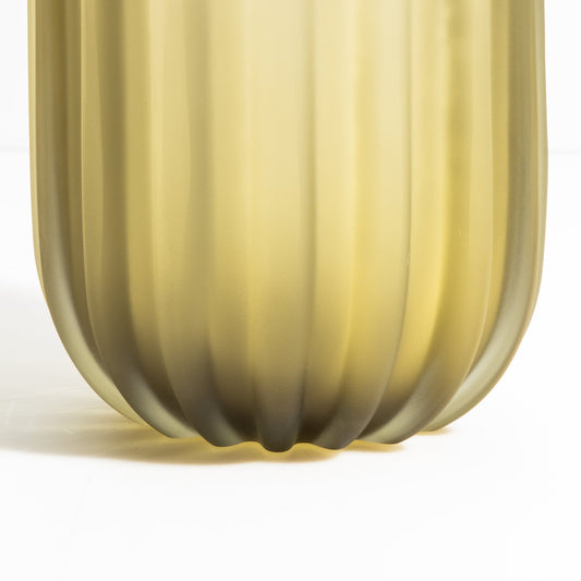 Murano Cactus Vase in Olive