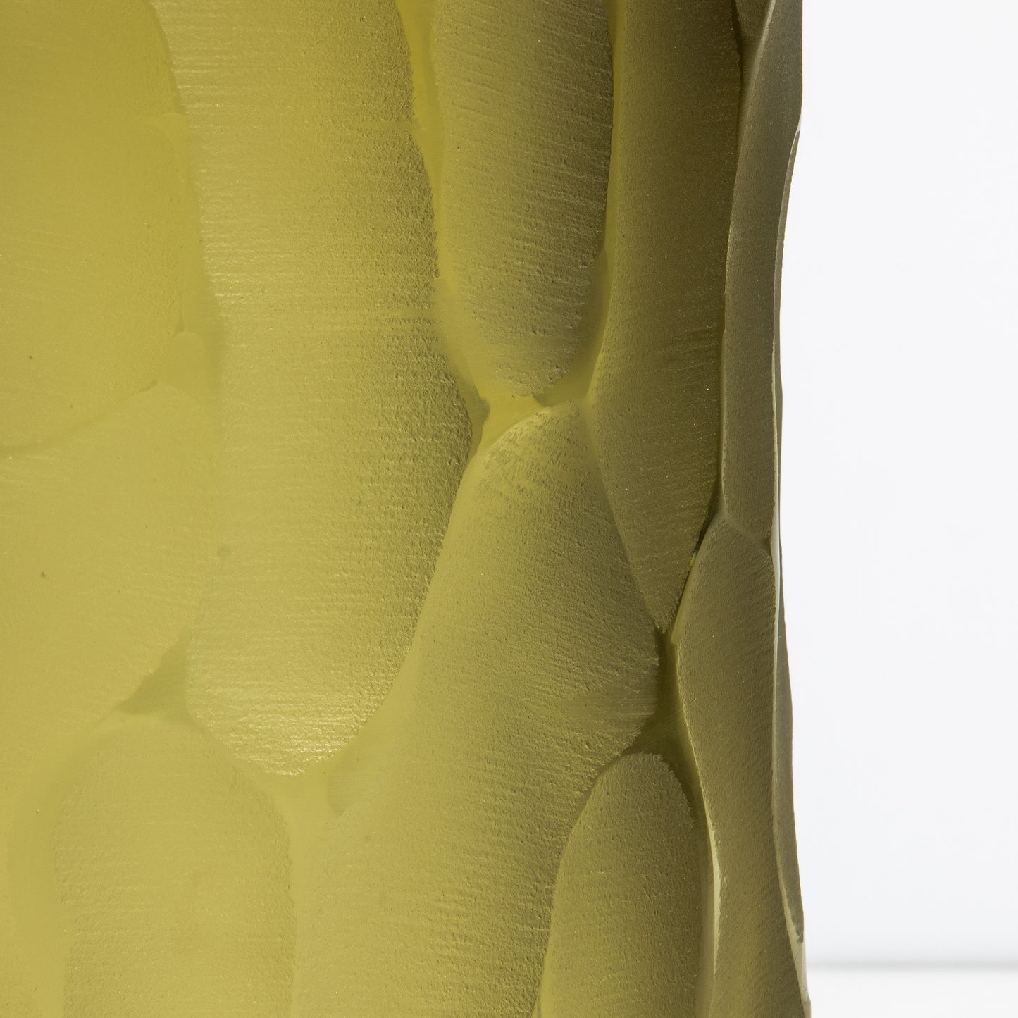 Murano Moon Vase in Olive