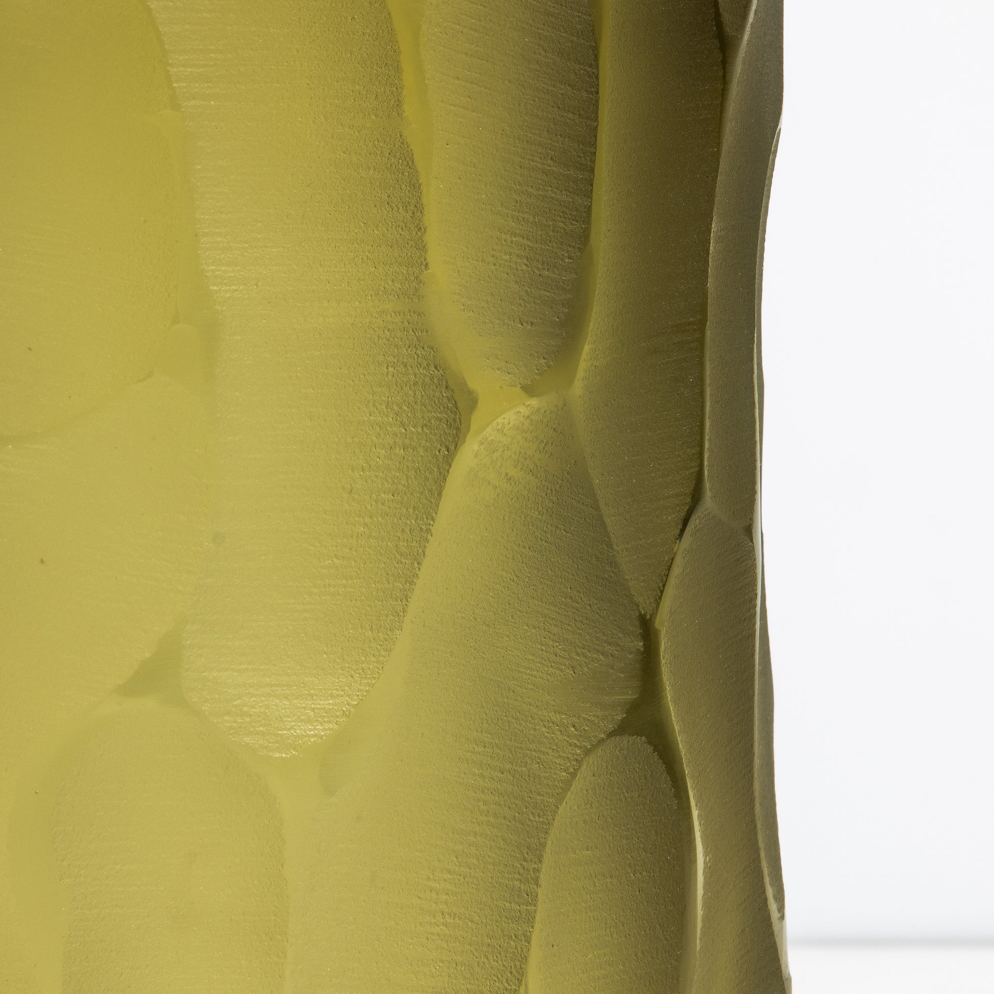 Murano Moon Vase in Olive