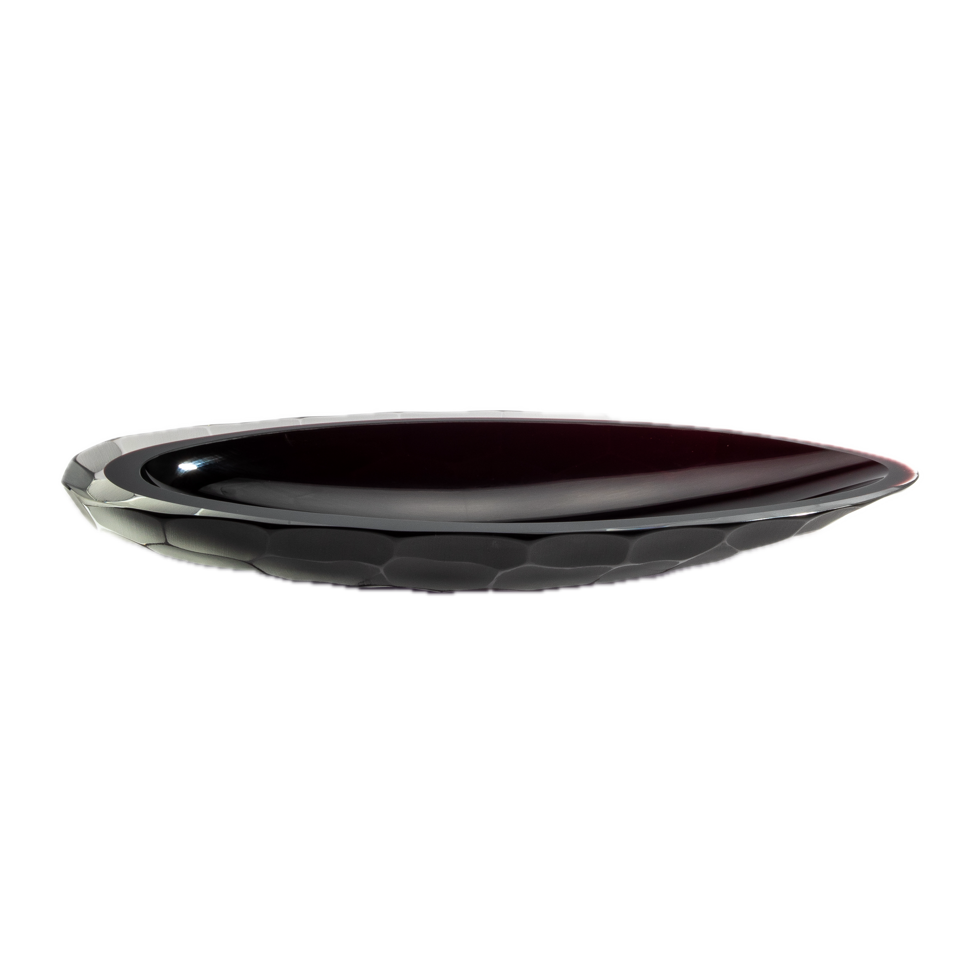 Murano Bowl Barchette Deep Black