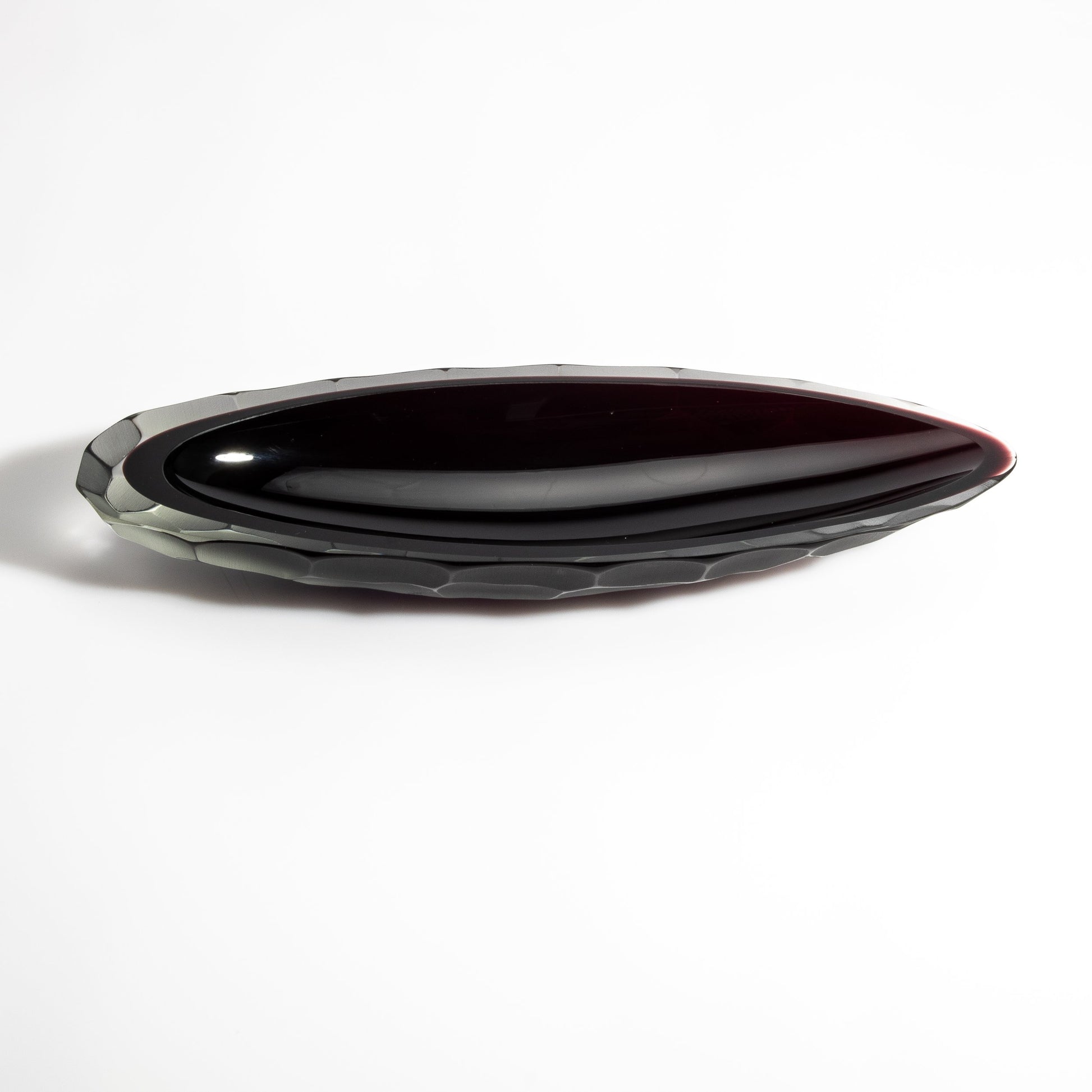 Murano Bowl Barchette Deep Black