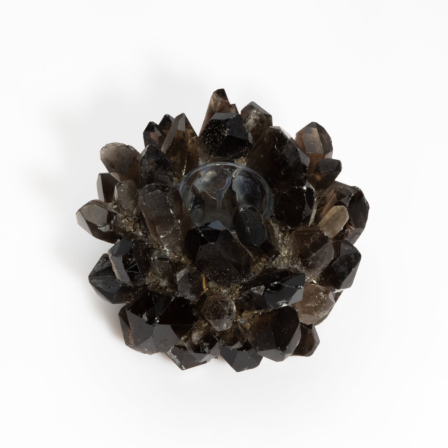 Votive Holder in Smoky Quartz Classic by Kathryn McCoy