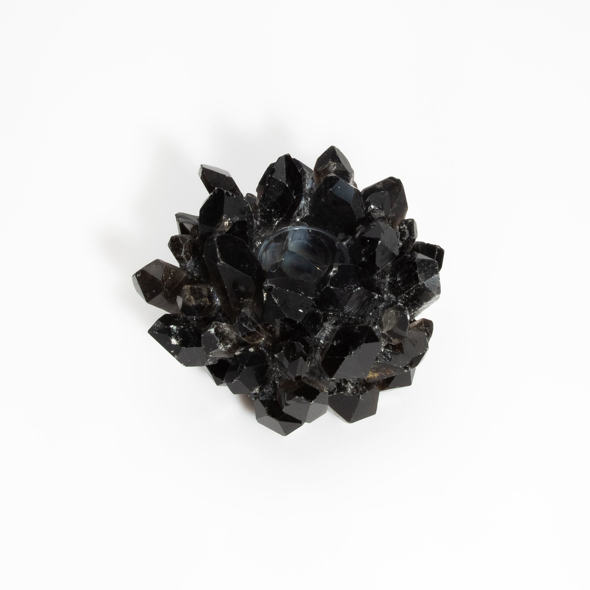 Votive Holder in Black Quartz Classic by Kathryn McCoy