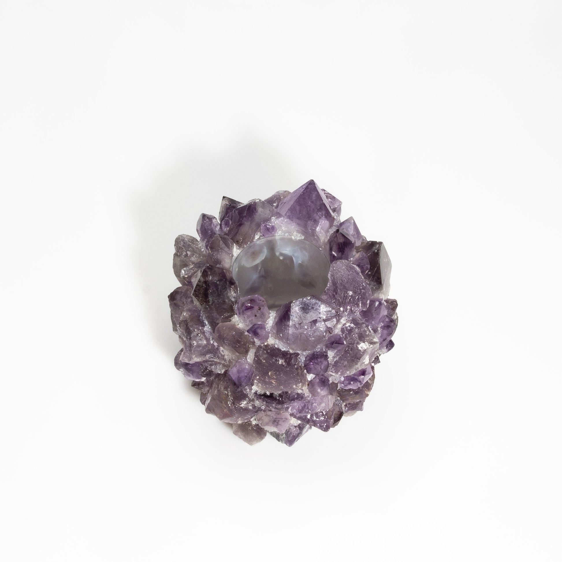 Votive Holder in Amethyst Large by Kathryn McCoy