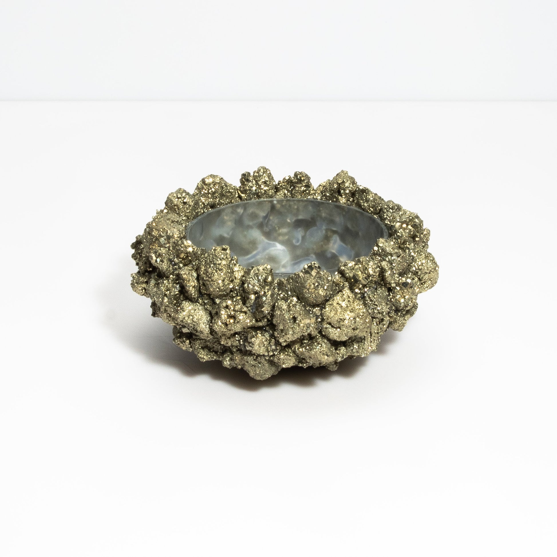 Classic Bowl Small in Pyrite by Kathryn McCoy
