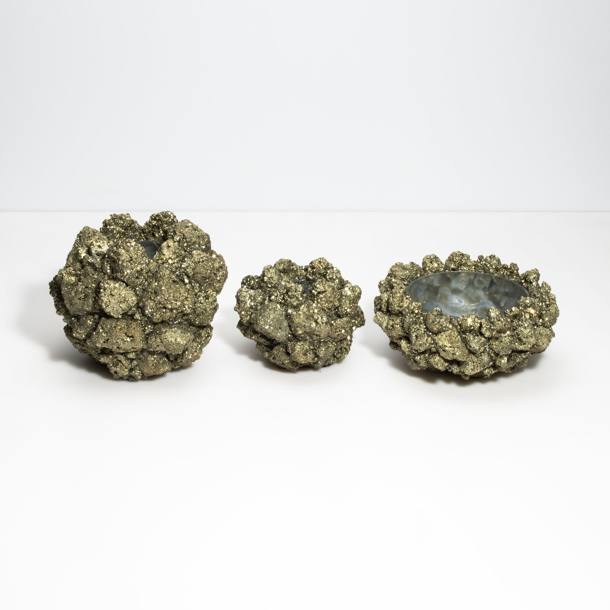Classic Bowl Small in Pyrite by Kathryn McCoy