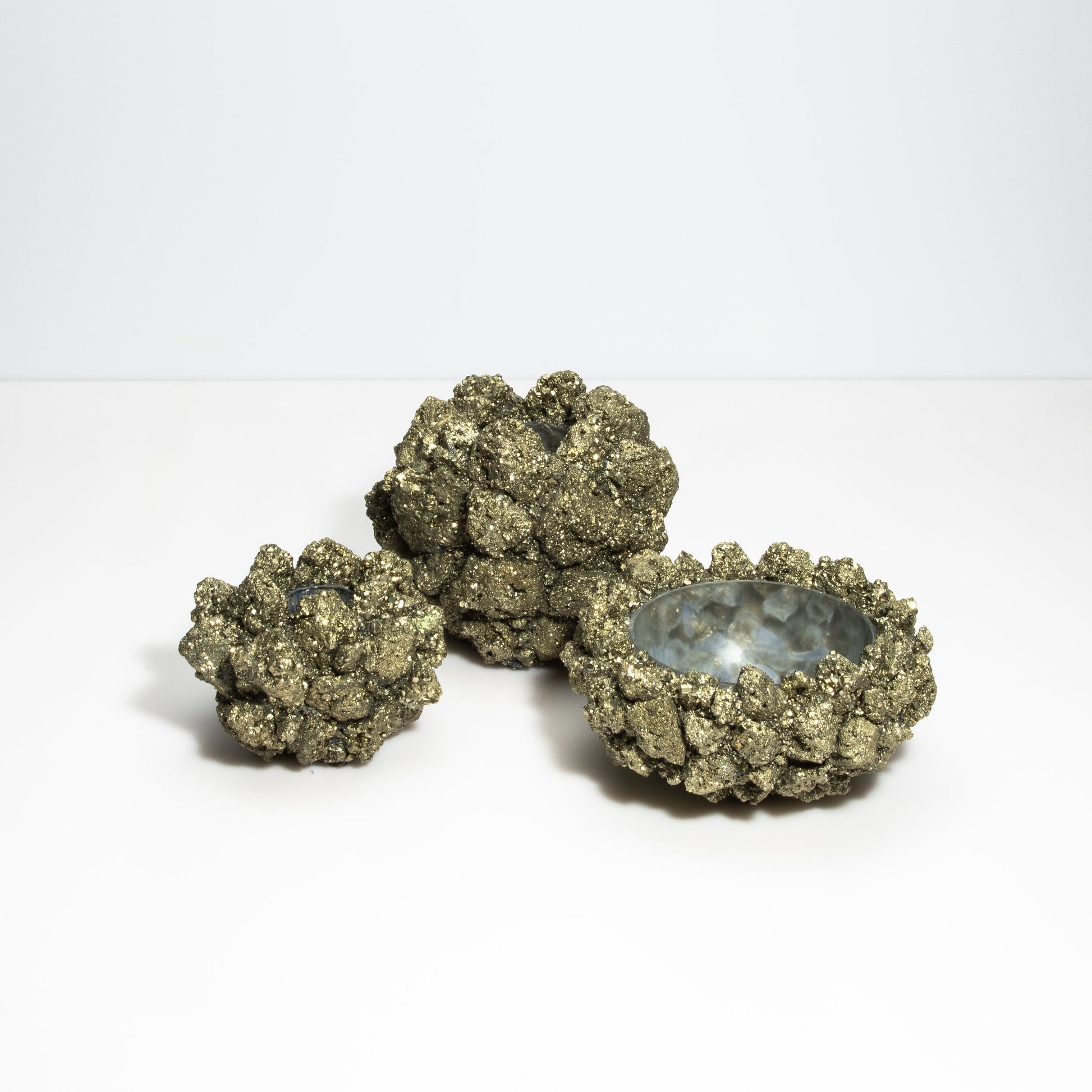Classic Bowl Small in Pyrite by Kathryn McCoy