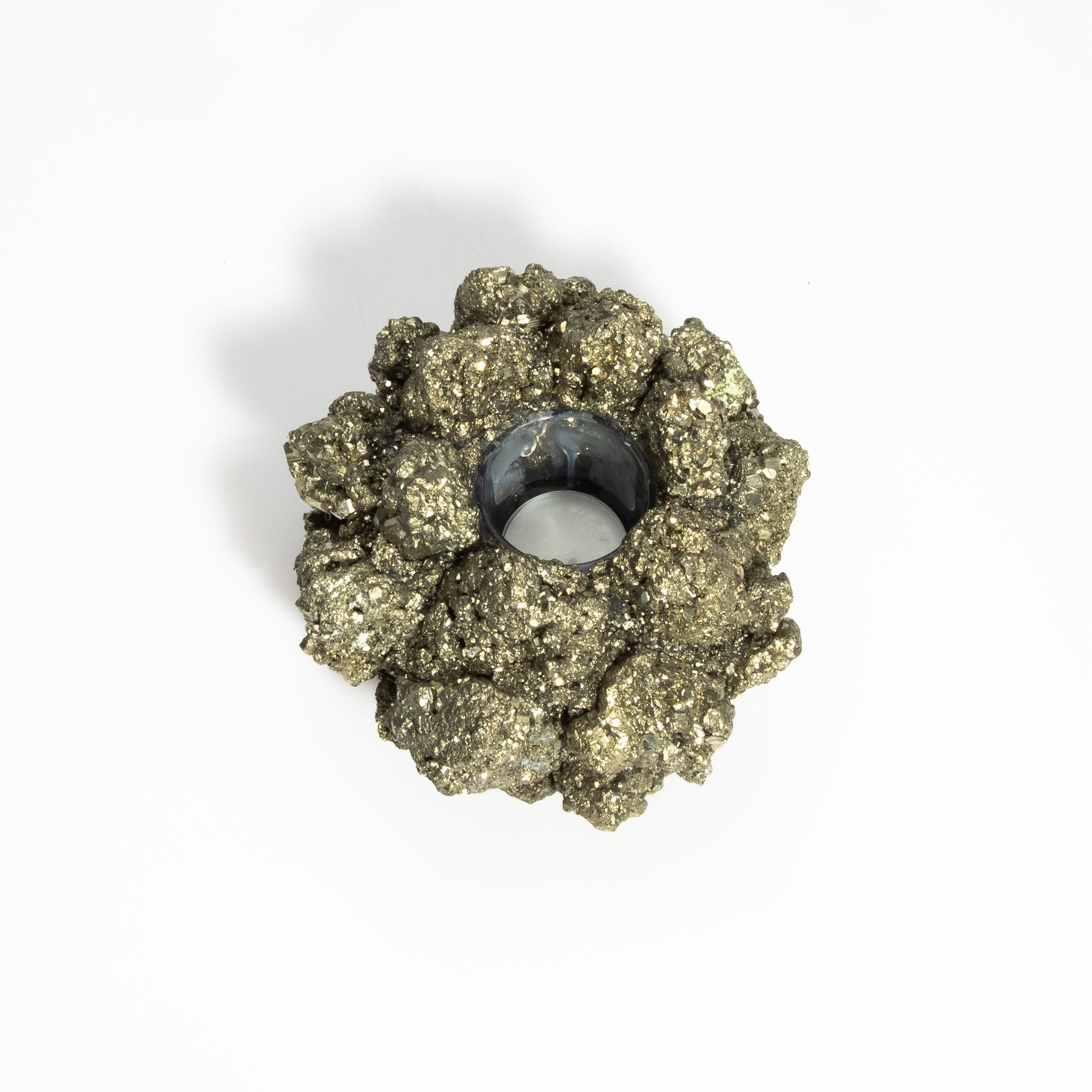 Votive Holder in Pyrite Classic by Kathryn McCoy