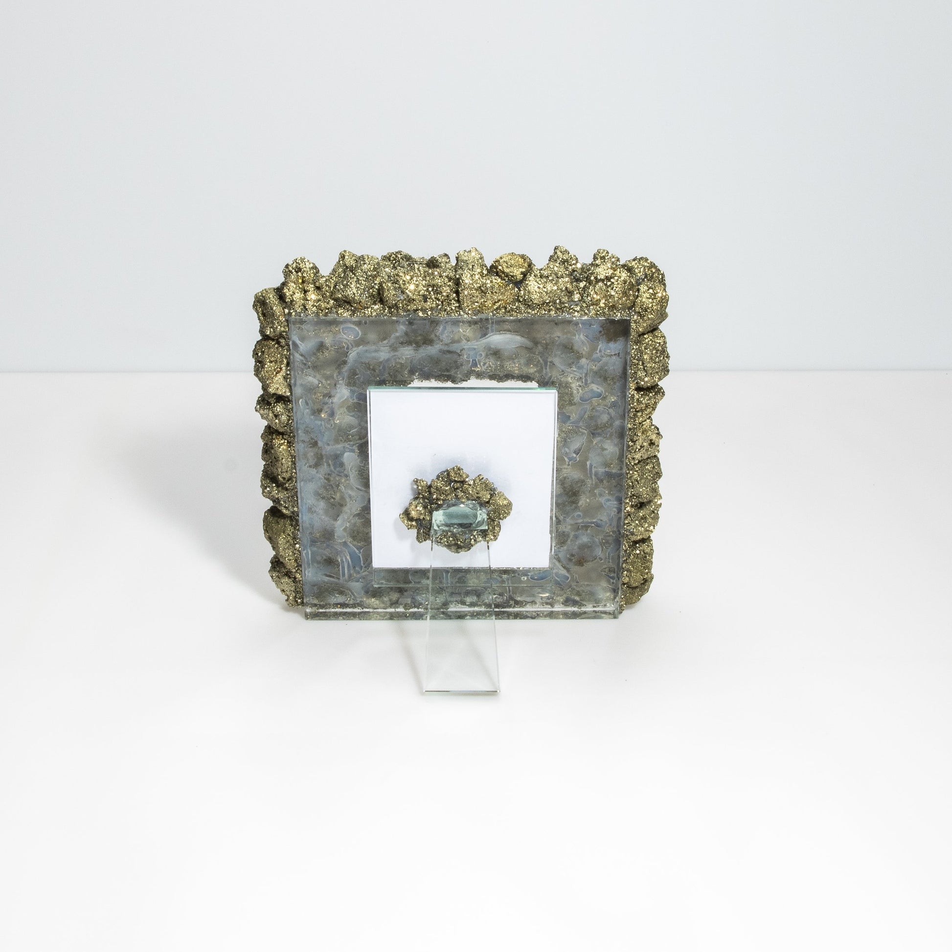 Picture Frame Large Vertical Pyrite by Kathryn McCoy