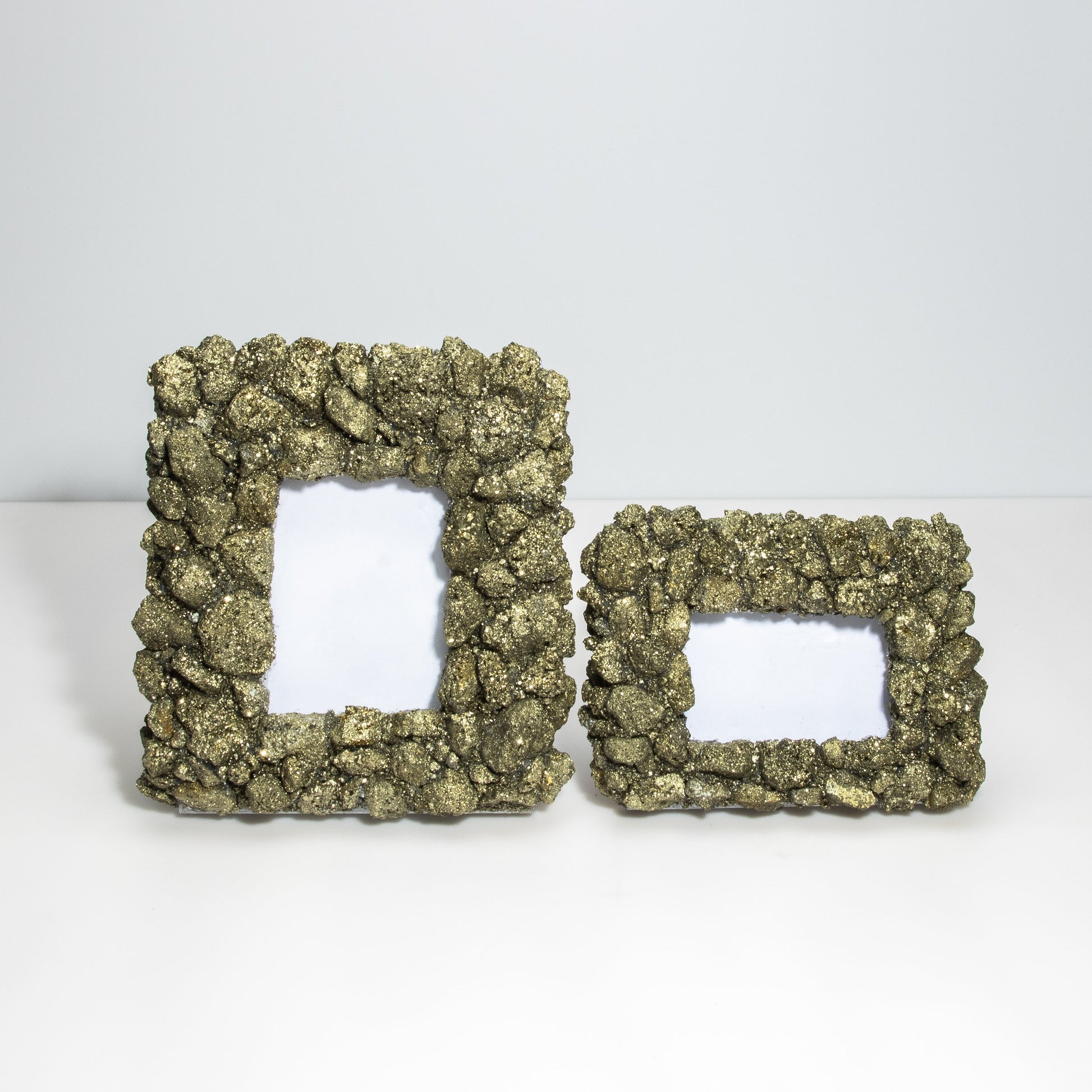 Picture Frame Large Vertical Pyrite by Kathryn McCoy