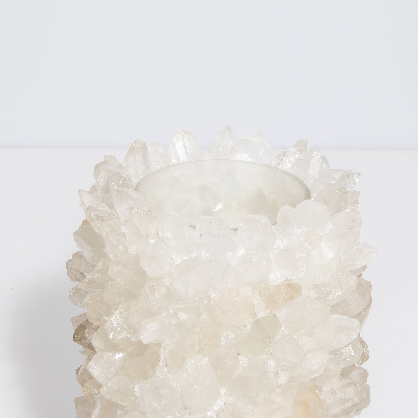 Vase in Clear Quartz by Kathryn McCoy