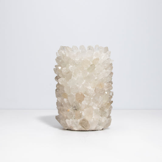 Vase in Clear Quartz by Kathryn McCoy
