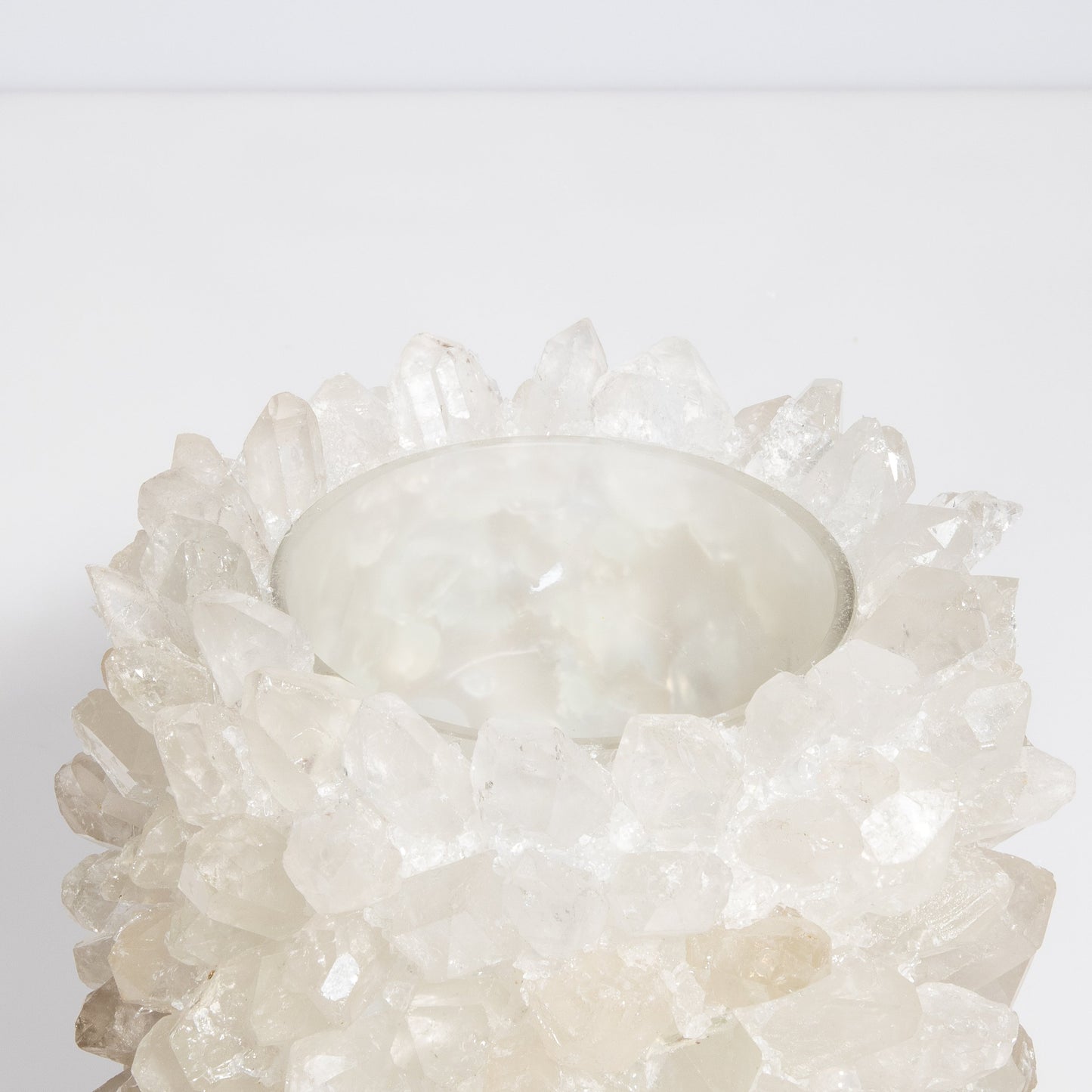 Vase in Clear Quartz by Kathryn McCoy