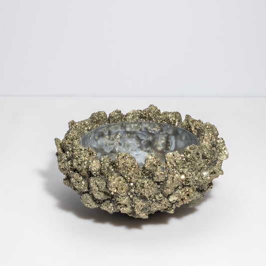 Classic Bowl Medium in Pyrite by Kathryn McCoy