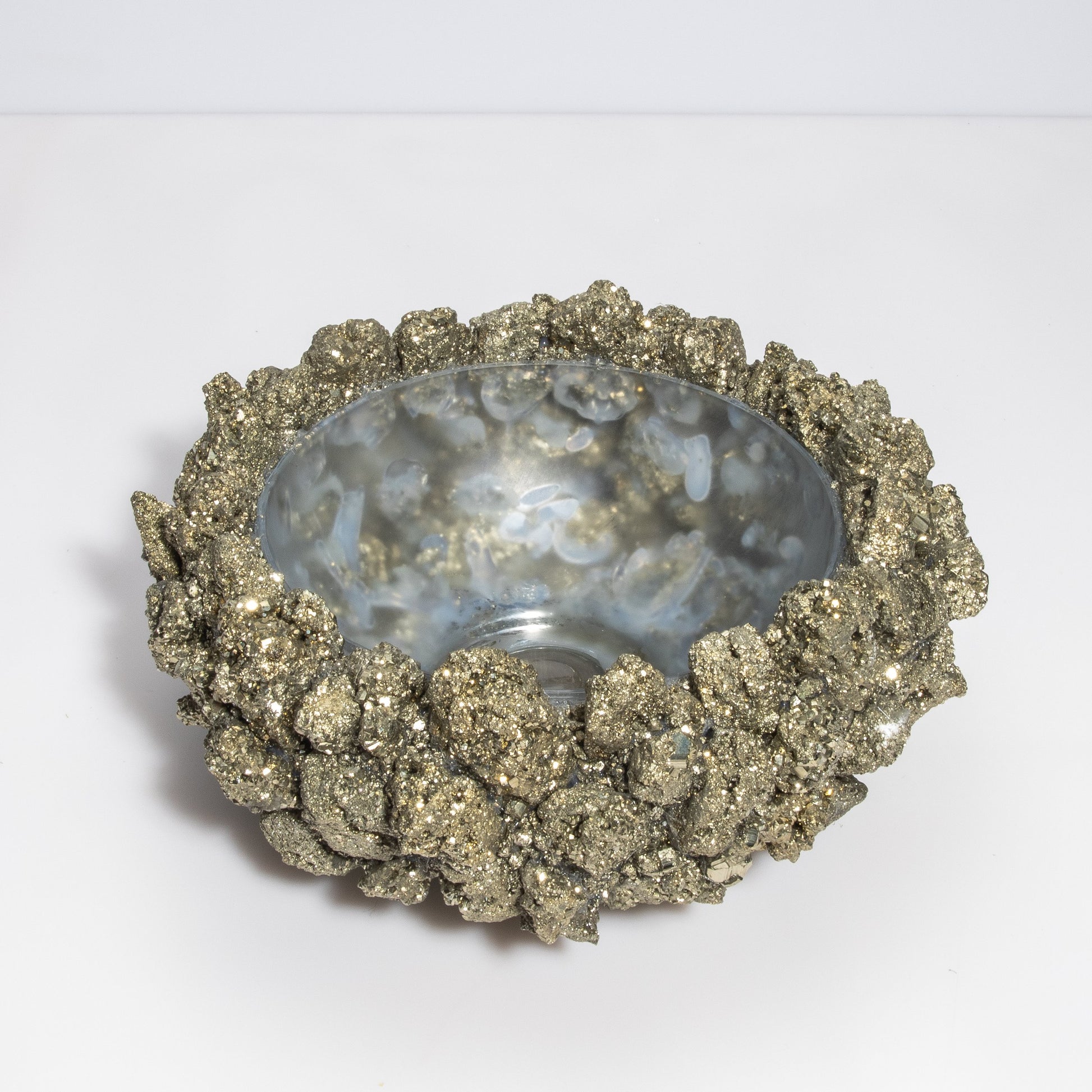 Classic Bowl Medium in Pyrite by Kathryn McCoy