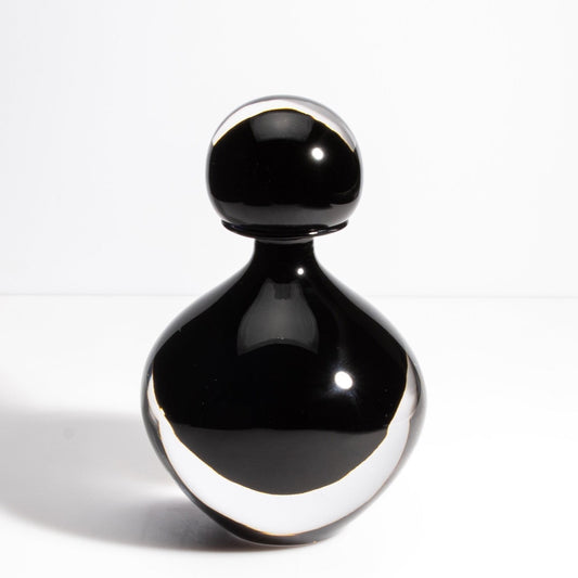 Murano Bottle Onyx Black L
