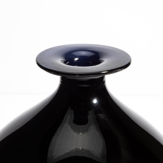Murano Bottle Onyx Black L