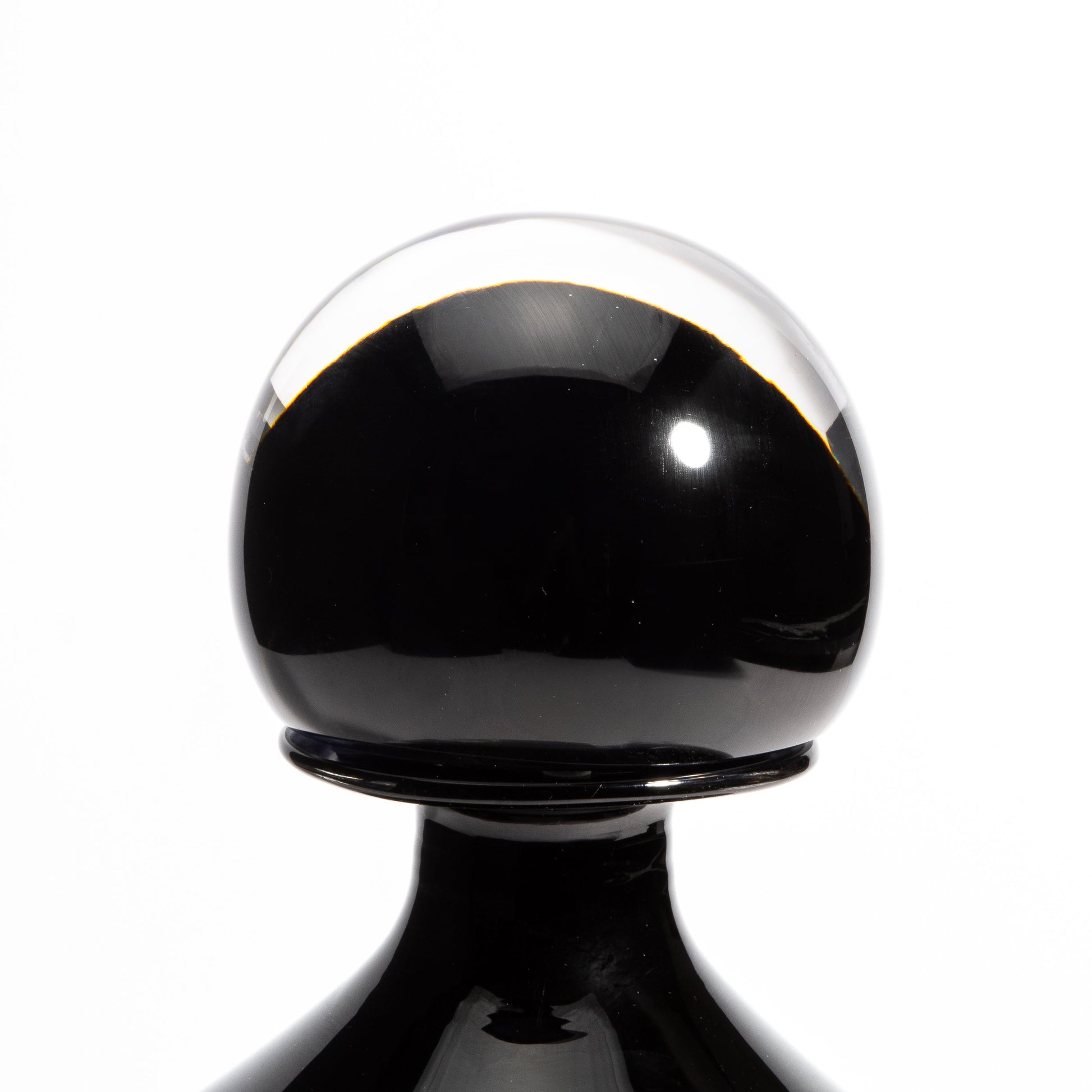 Murano Bottle Onyx Black L