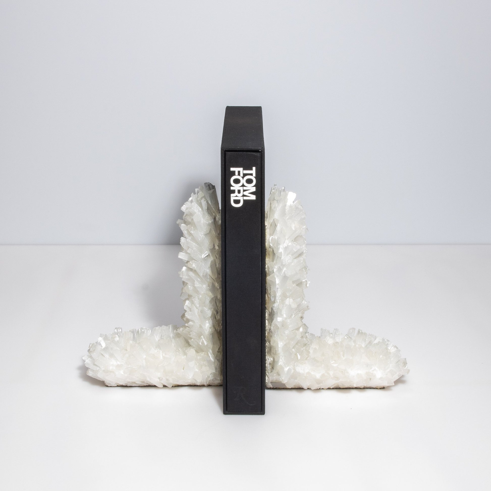 Book Ends in Selenite Large