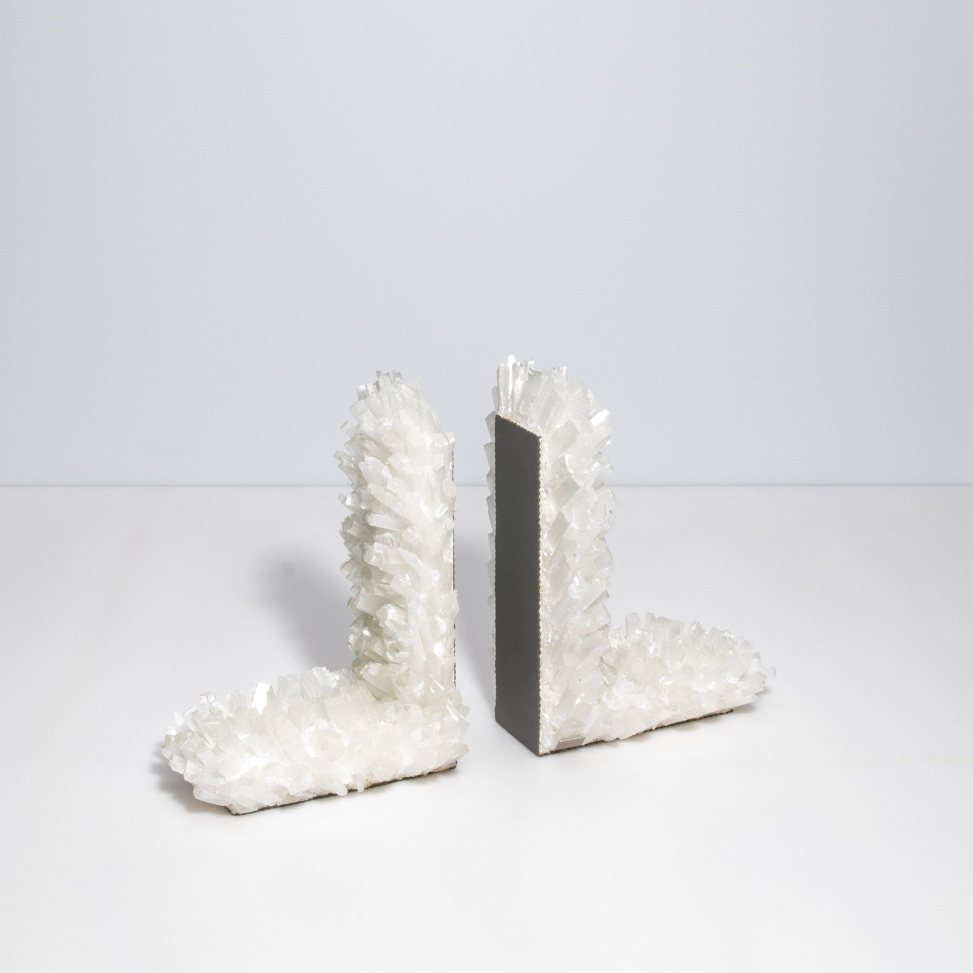 Book Ends in Selenite Large